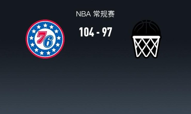 开云APP-NBA战报：76人104-97篮网，格雷姆斯28+8+4