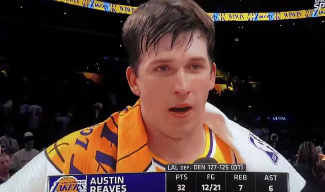 湖人近期9战8胜 里夫斯：这意义重大 我们不仅是赢下一些强队|掘金|明尼苏达森林狼队|奥斯汀·里夫斯|洛杉矶湖人队|NBA常规赛_新浪体育_新浪新闻